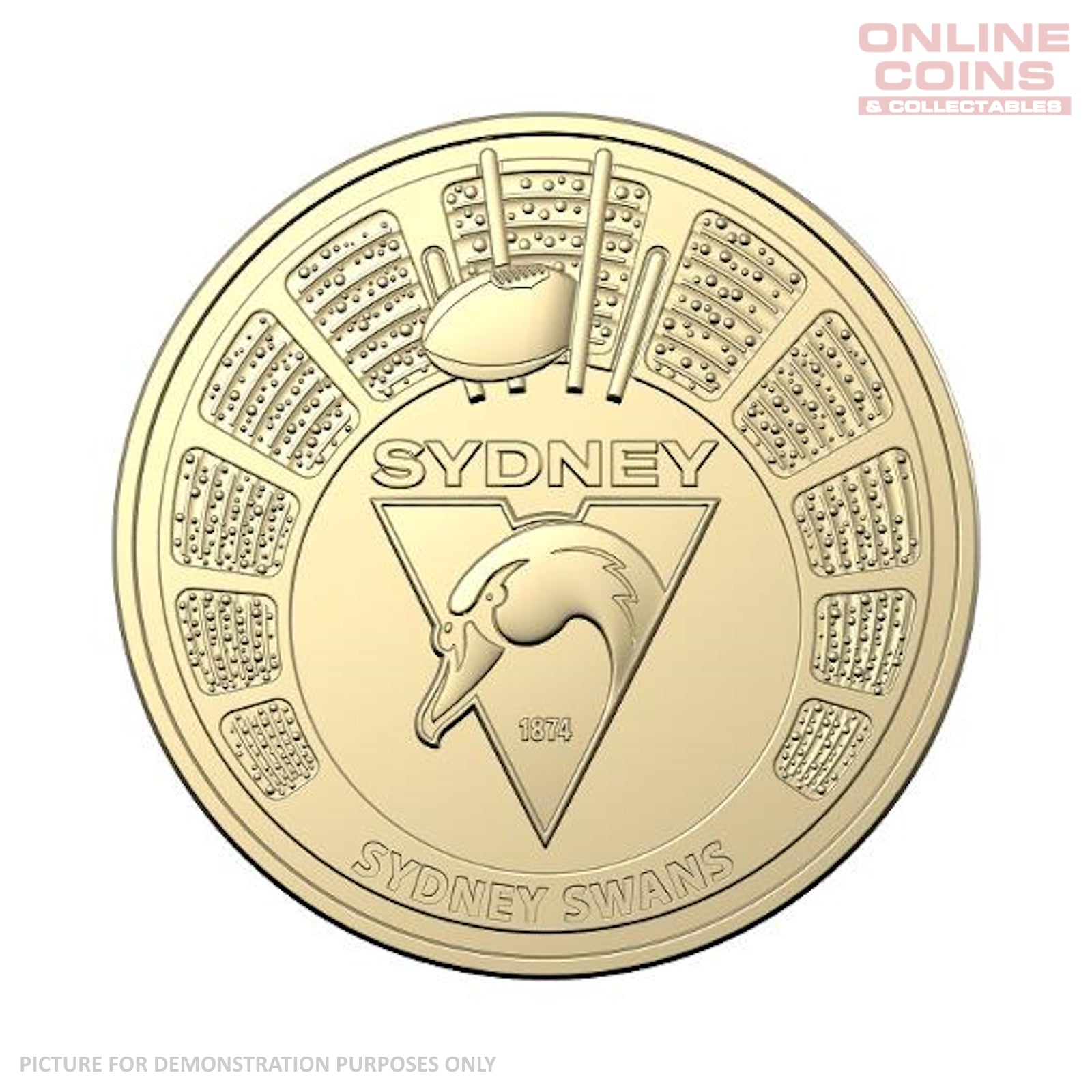 2024 AFL LOOSE $1 COIN - SYDENEY SWANS